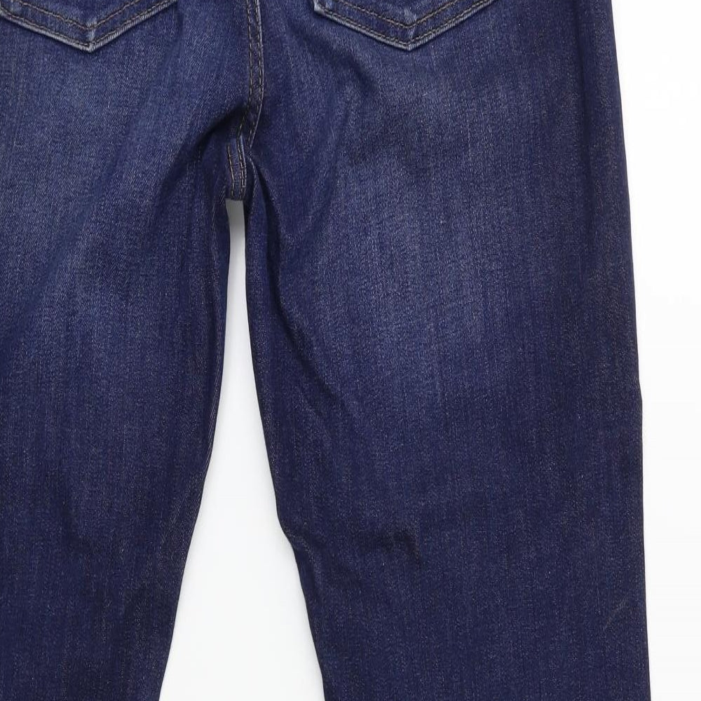 Preworn Womens Blue  Denim Straight Jeans Size 32 in L27 in