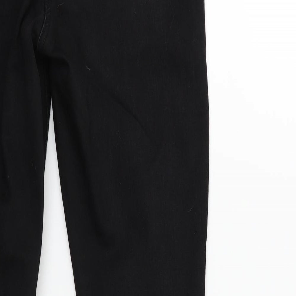 NEXT Womens Black  Denim Skinny Jeans Size 12 L29 in
