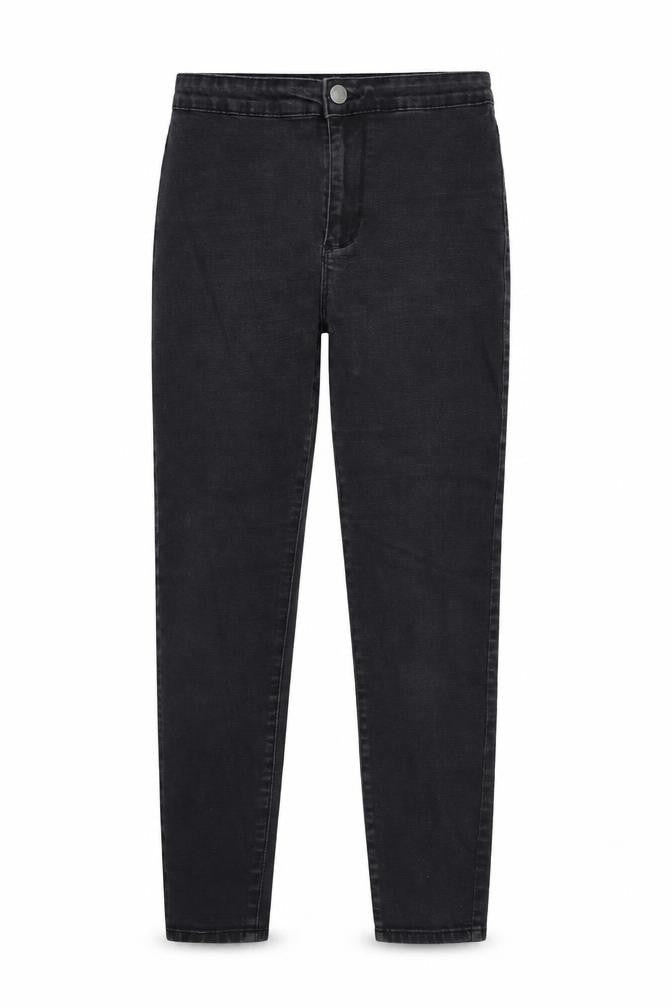 Denim & Co. Womens Black  Denim Skinny Jeans Size 10 L25 in