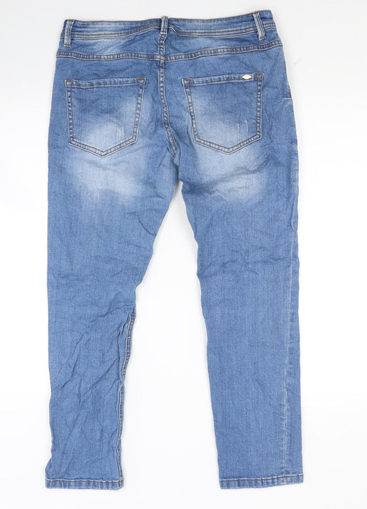 ORSAY Womens Blue  Denim Skinny Jeans Size 10 L25 in