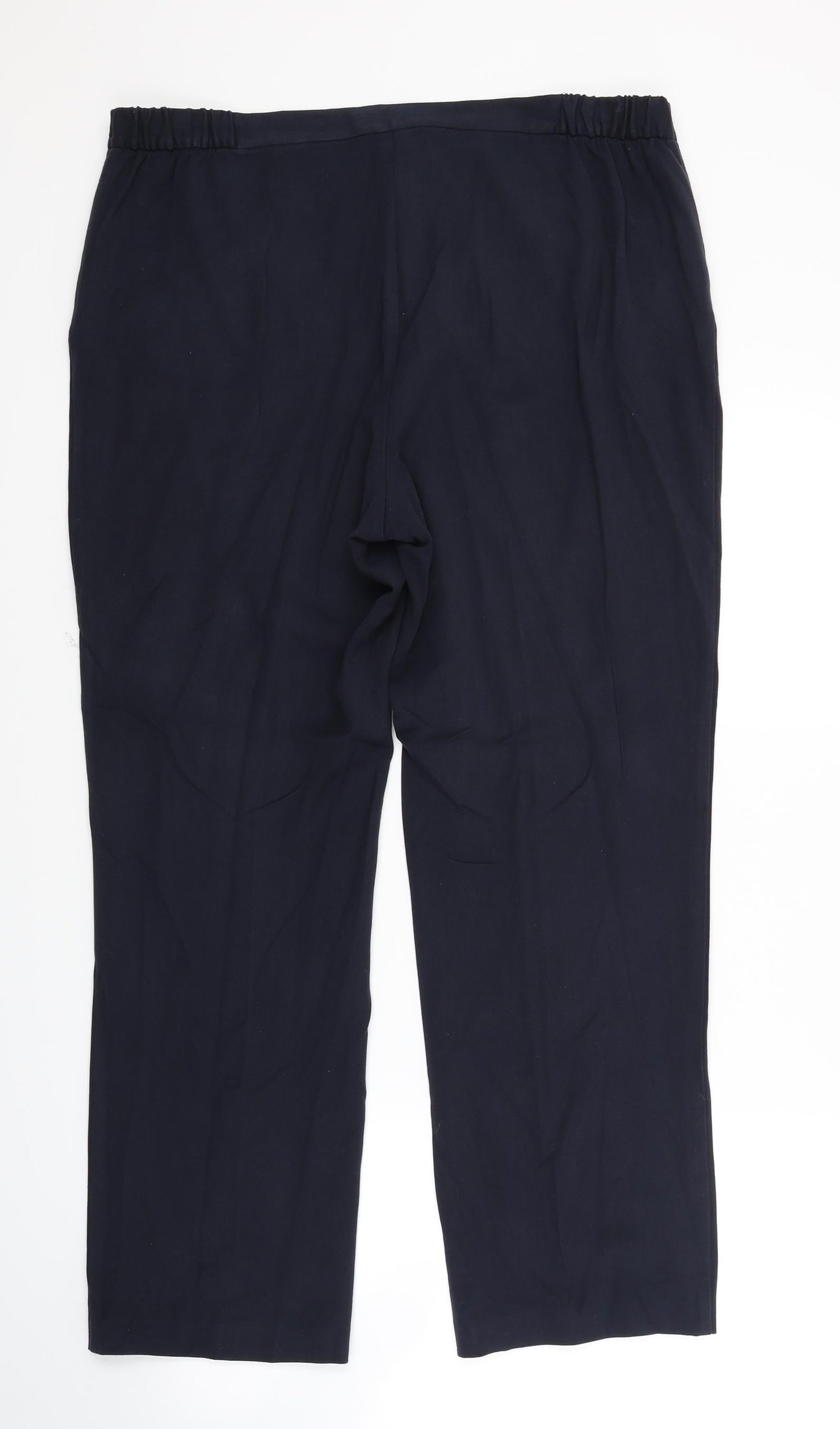Marks and Spencer Womens Blue   Trousers  Size 14 L27 in