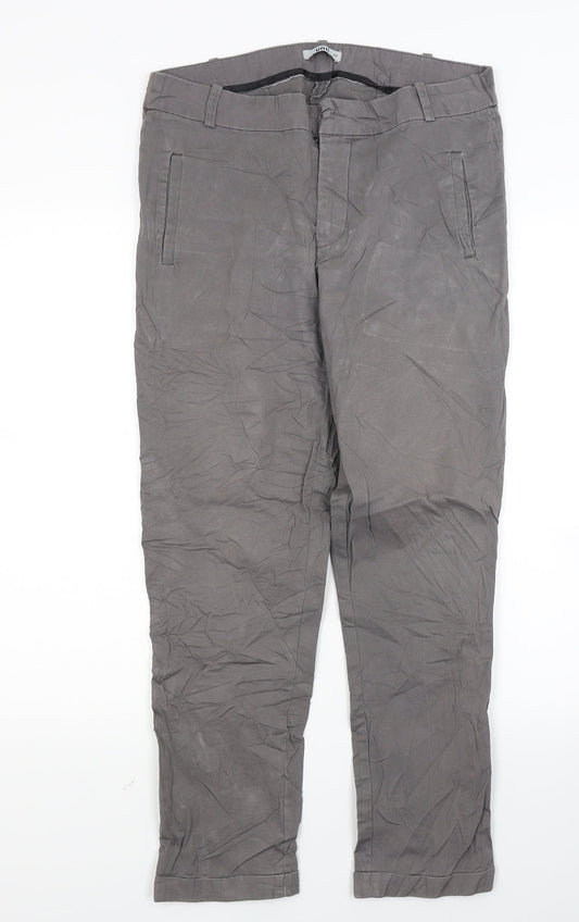 Unit Womens Brown   Trousers  Size 12 L27 in