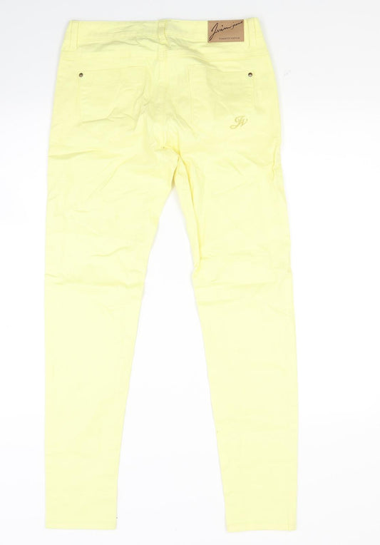 J uim Womens Yellow  Denim Skinny Jeans Size 28 in L27 in
