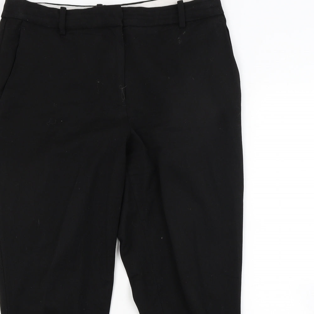 H&M Womens Black   Trousers  Size 14 L25 in