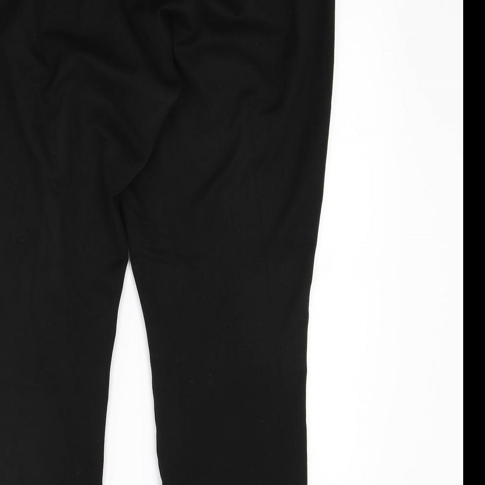 H&M Womens Black   Trousers  Size 14 L25 in