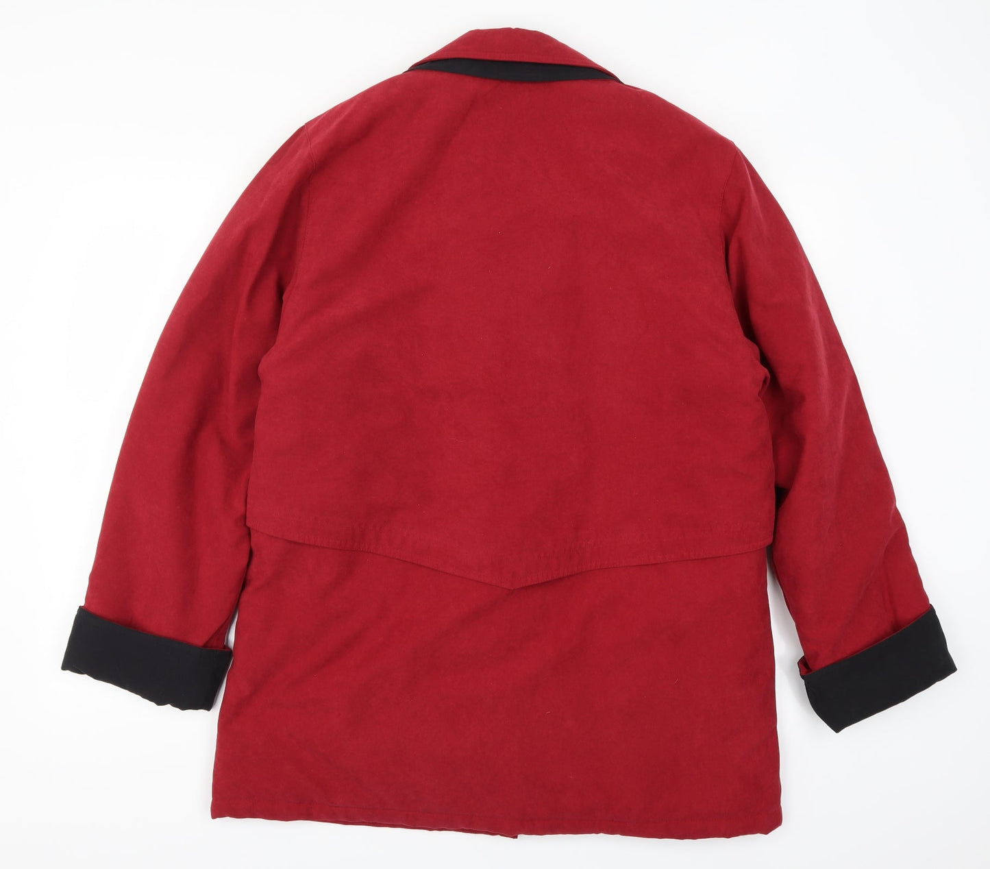 Roman Womens Red   Overcoat Coat Size S