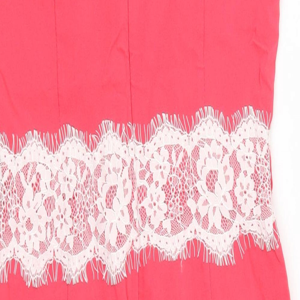 Paper Dolls Womens Pink   Pencil Dress  Size 6