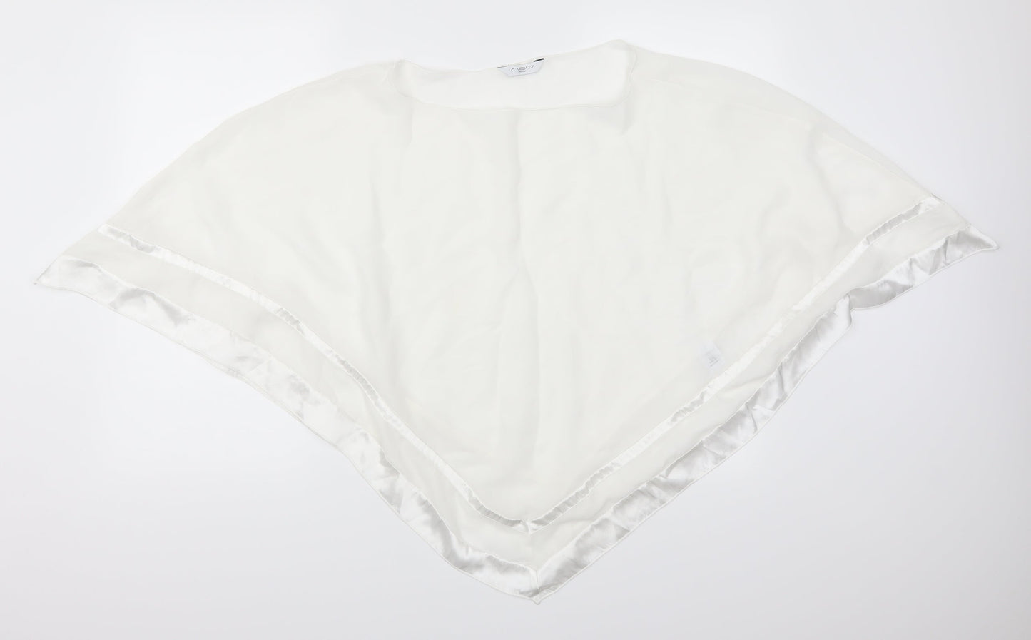 New Look Womens White   Tunic Blouse Size 16