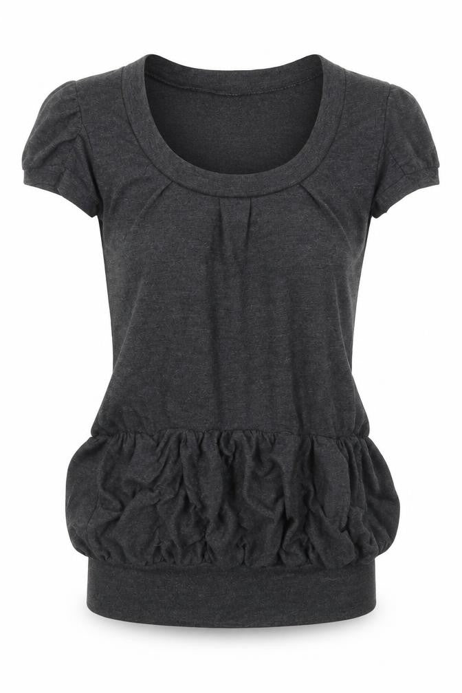 Mystify Womens Grey   Basic T-Shirt Size S
