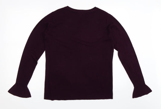 Dorothy Perkins Womens Purple   Pullover Jumper Size 14