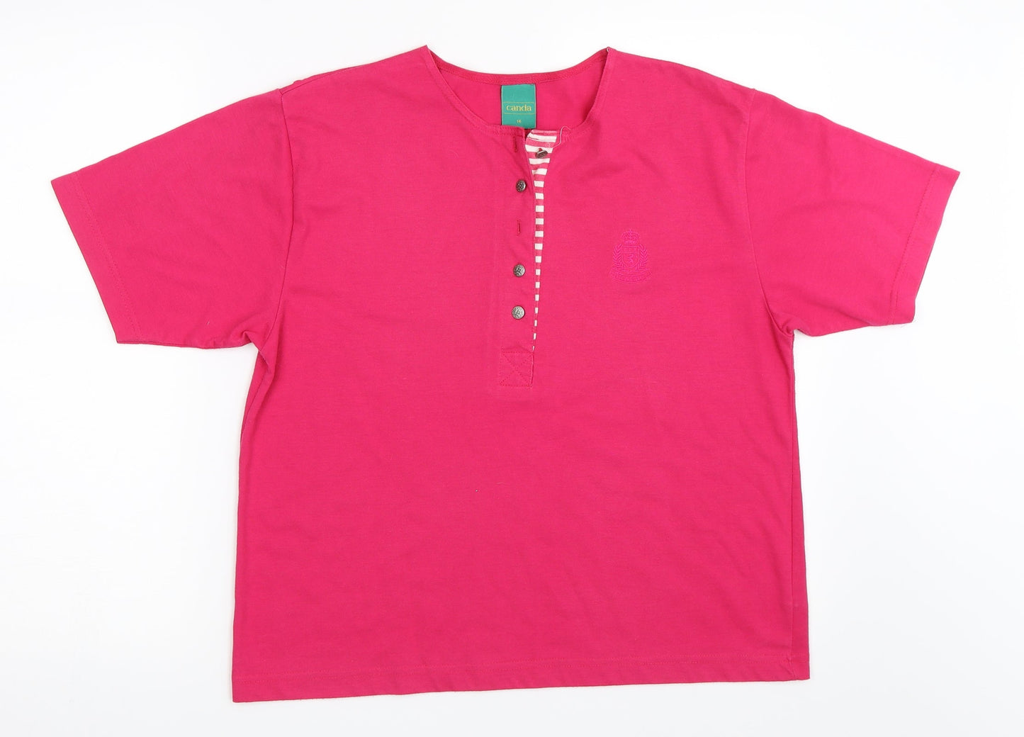 Canada Womens Pink   Basic T-Shirt Size 16