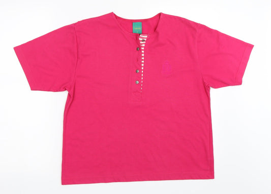 Canada Womens Pink   Basic T-Shirt Size 16