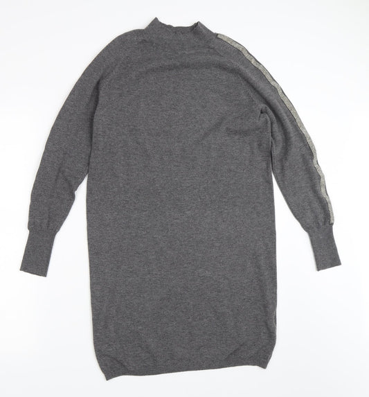 Primark Womens Grey   Jumper Dress  Size XS