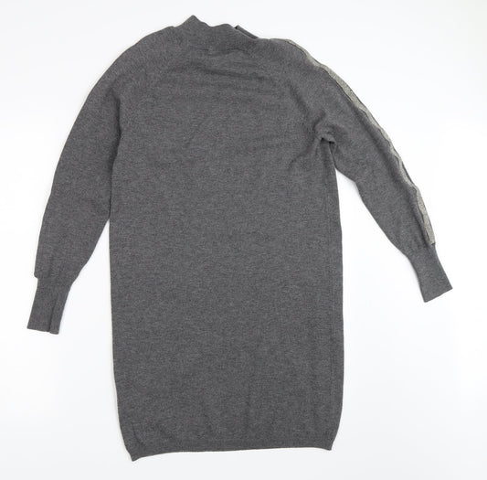 Primark Womens Grey   Jumper Dress  Size XS