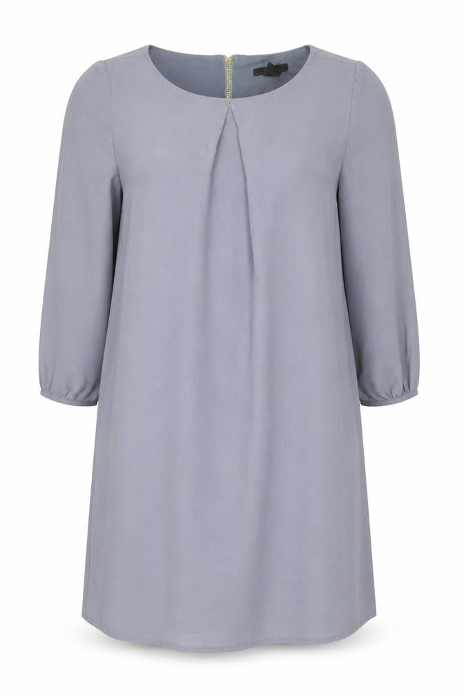H&M Womens Grey  Chiffon A-Line  Size 4