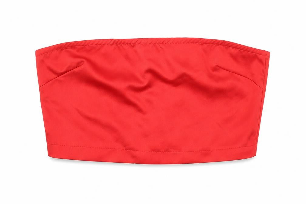 Missguided Womens Red  Satin Basic Tank Size 10