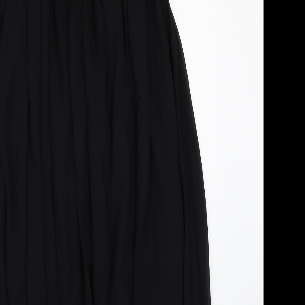 TD Womens Black   A-Line  Size 8