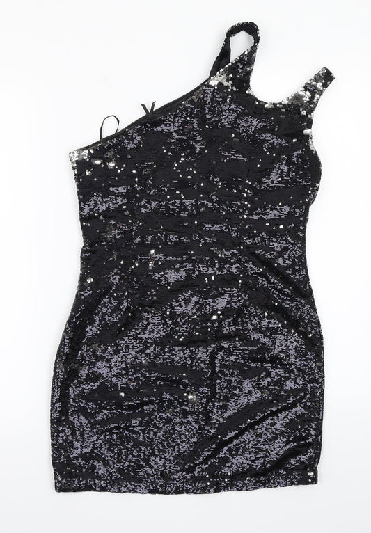 abandon Womens Black   A-Line  Size 10