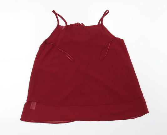 Apricot Womens Red   Basic Blouse Size 12
