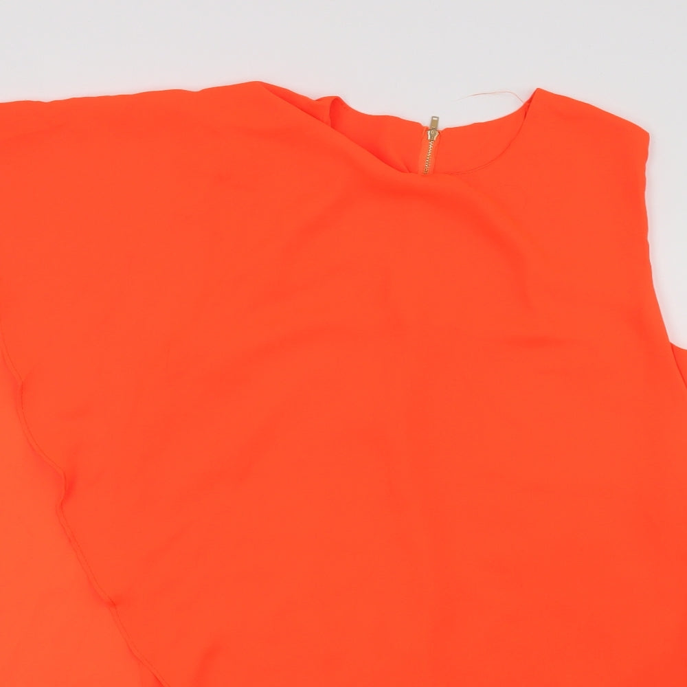 Preworn Womens Orange   Basic Blouse Size S