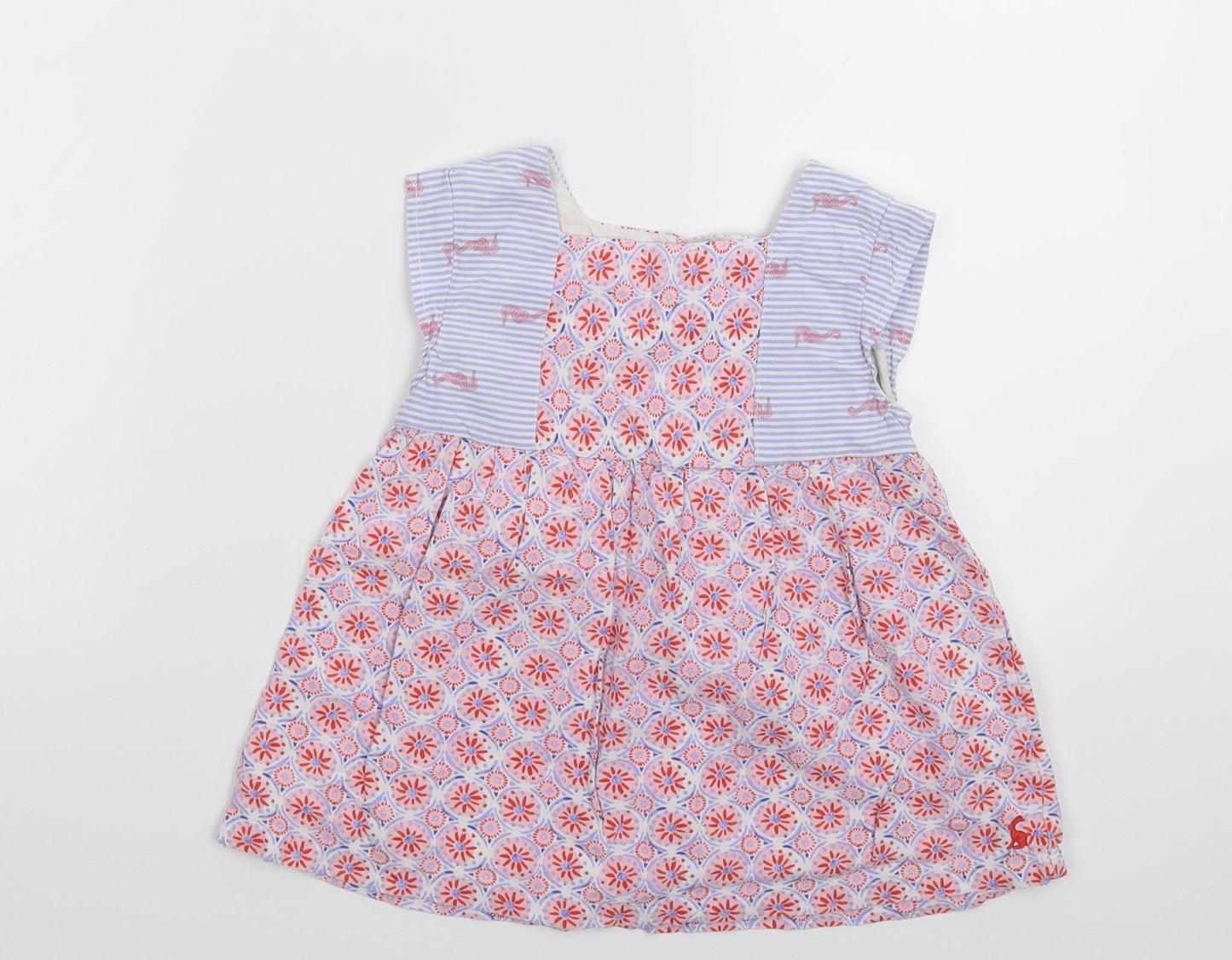 Joules Girls Multicoloured Floral  Fit & Flare  Size 5 Years