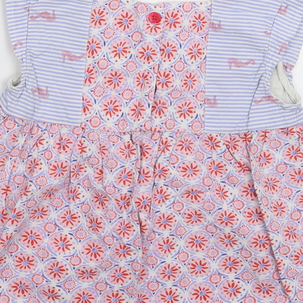 Joules Girls Multicoloured Floral  Fit & Flare  Size 5 Years