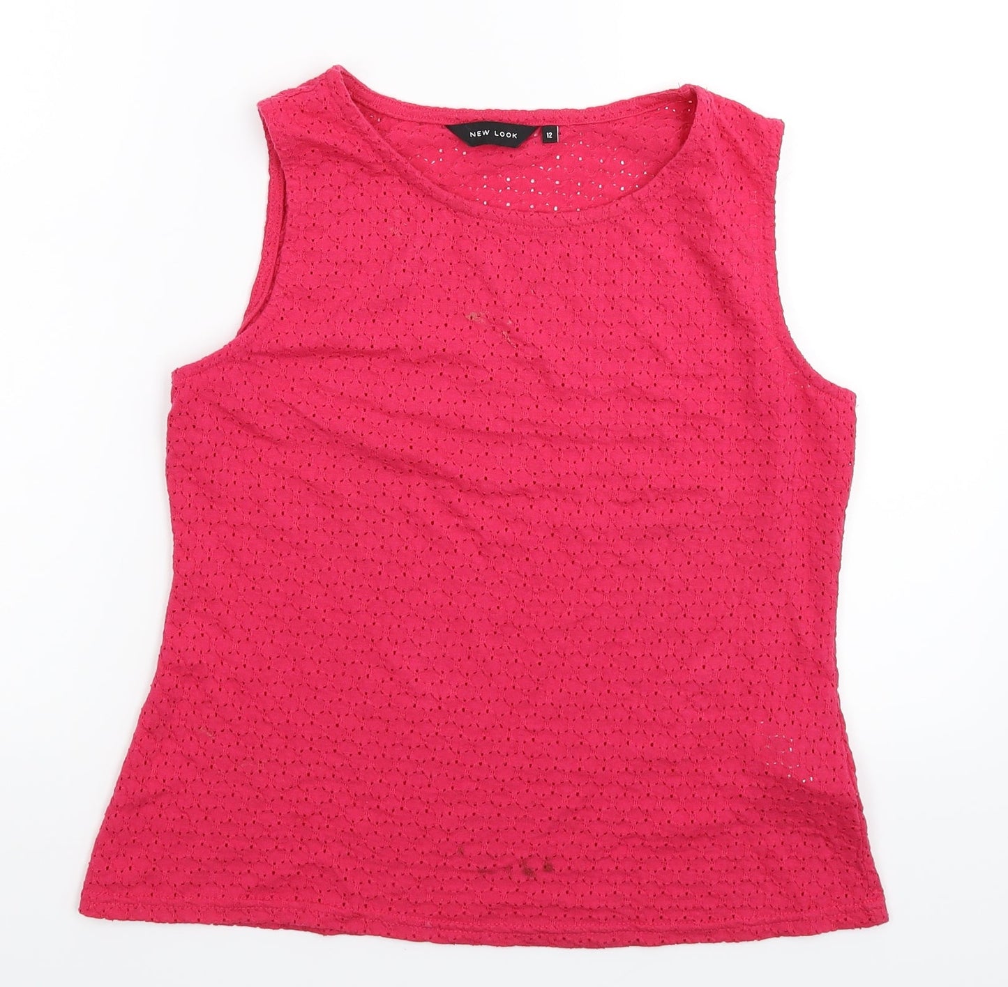 New Look Womens Pink   Basic T-Shirt Size 12