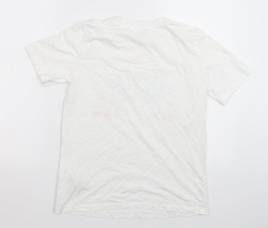 Marks and Spencer Womens White   Basic T-Shirt Size 8