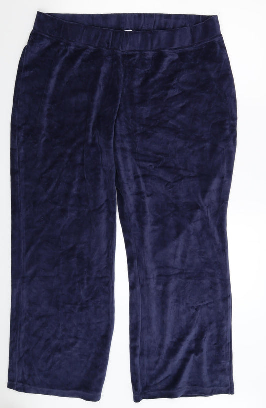 Preworn Womens Blue   Trousers  Size 42 in L29 in