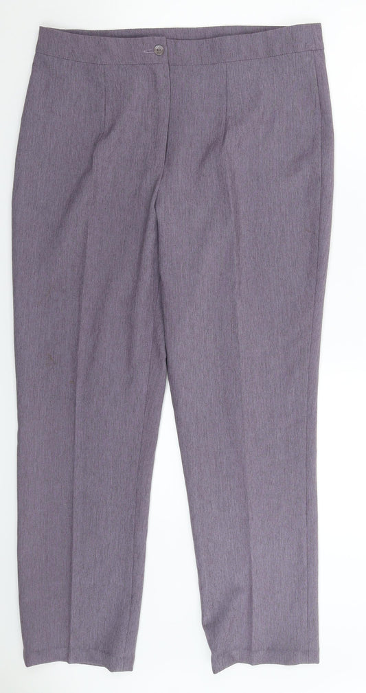 Preworn Womens Grey   Trousers  Size 34 in L29 in