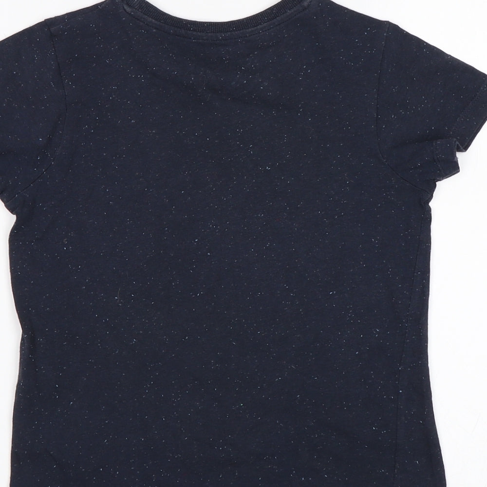 Matalan Boys Blue   Basic T-Shirt Size 7 Years