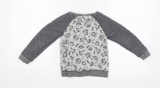 George Boys Grey   Pullover Sweatshirt Size 2-3 Years  - Monkeys
