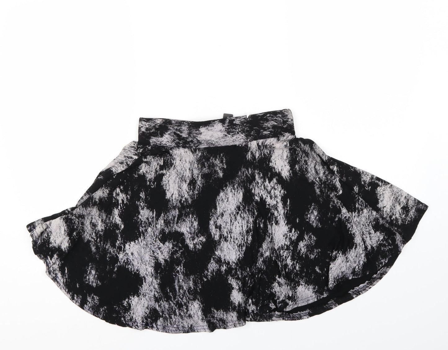 Graffic Womens Black   Mini Skirt Size S