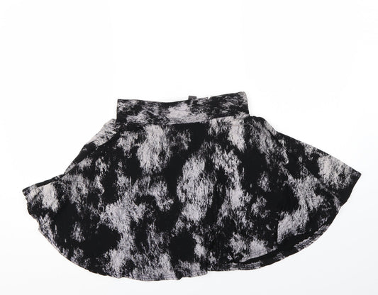 Graffic Womens Black   Mini Skirt Size S