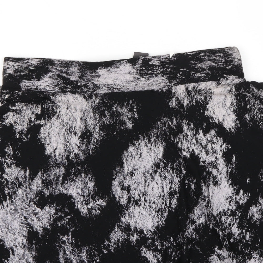 Graffic Womens Black   Mini Skirt Size S