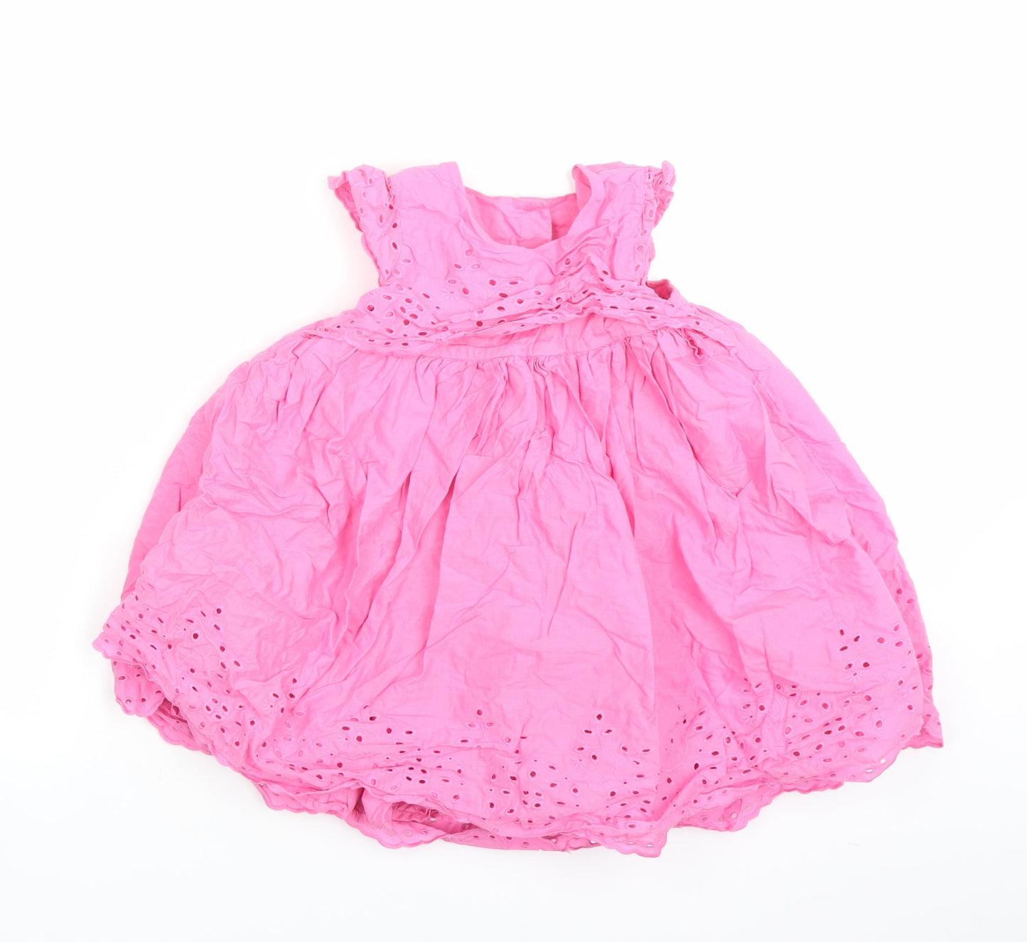 Mothercare Girls Pink   Fit & Flare  Size 12-18 Months