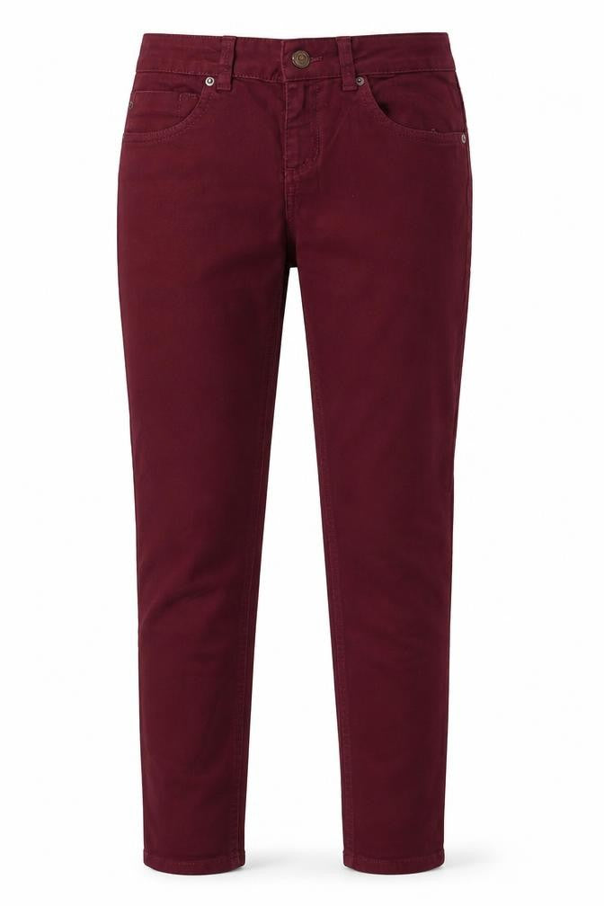 Topshop Womens Red  Denim Straight Jeans Size 29 in L30 in