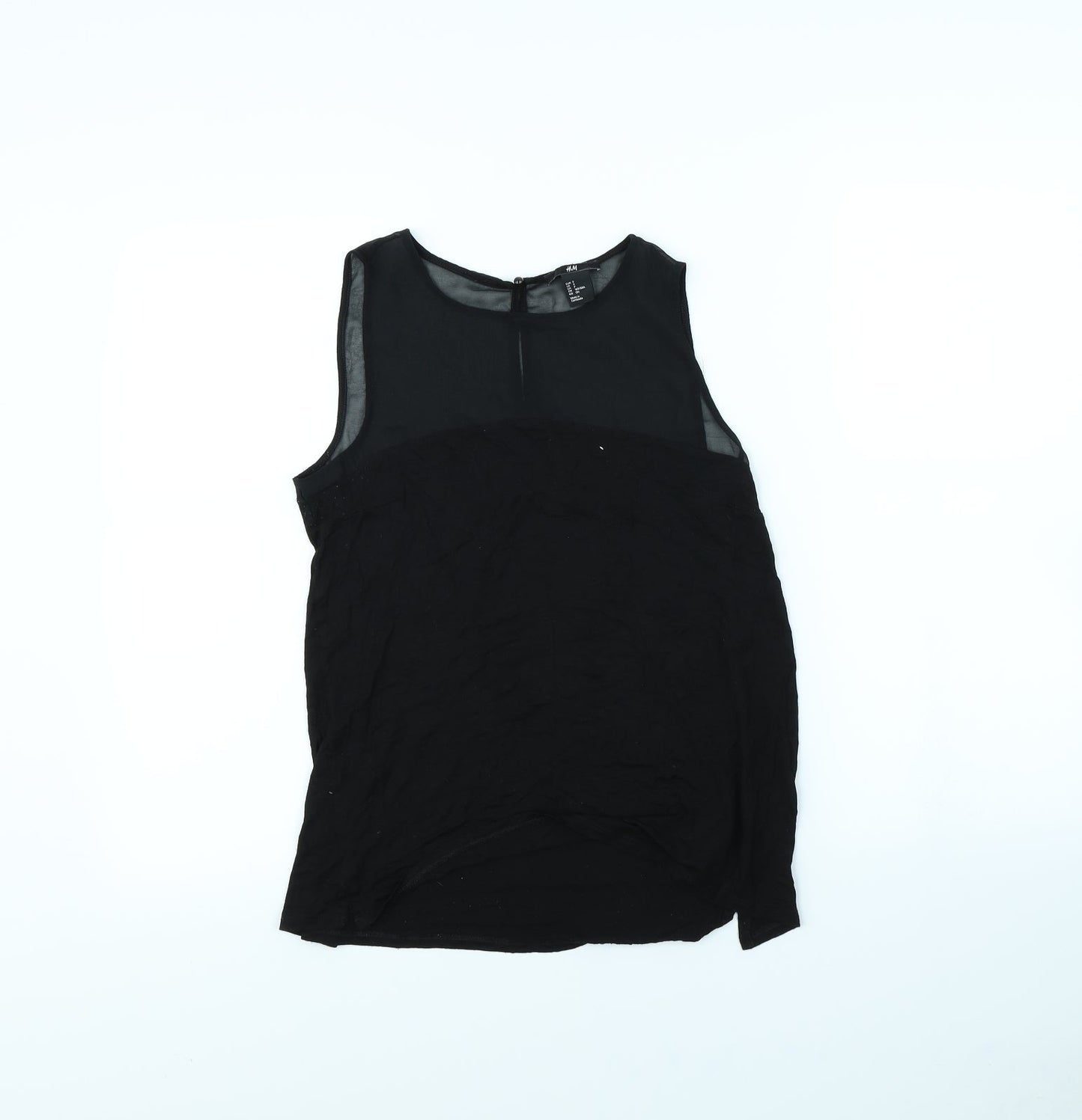 H&M Womens Black   Basic T-Shirt Size S