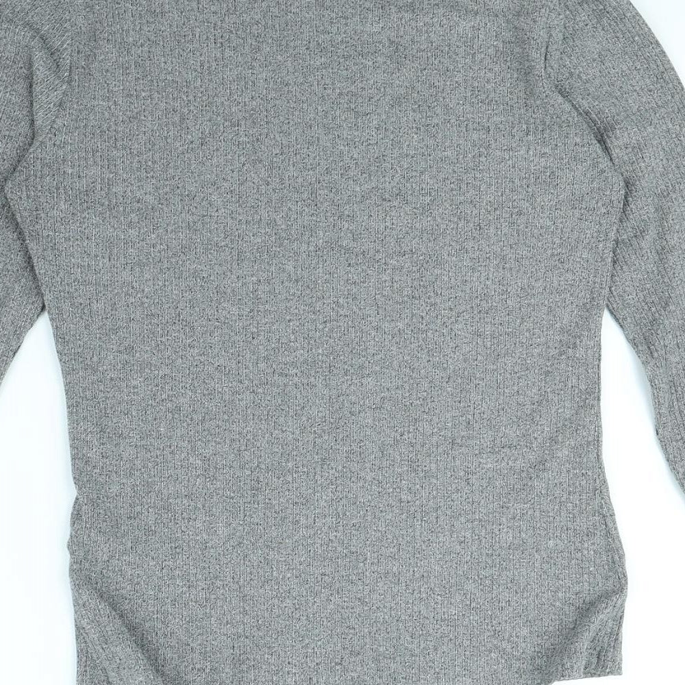 Oasis Womens Grey   Pullover Jumper Size M