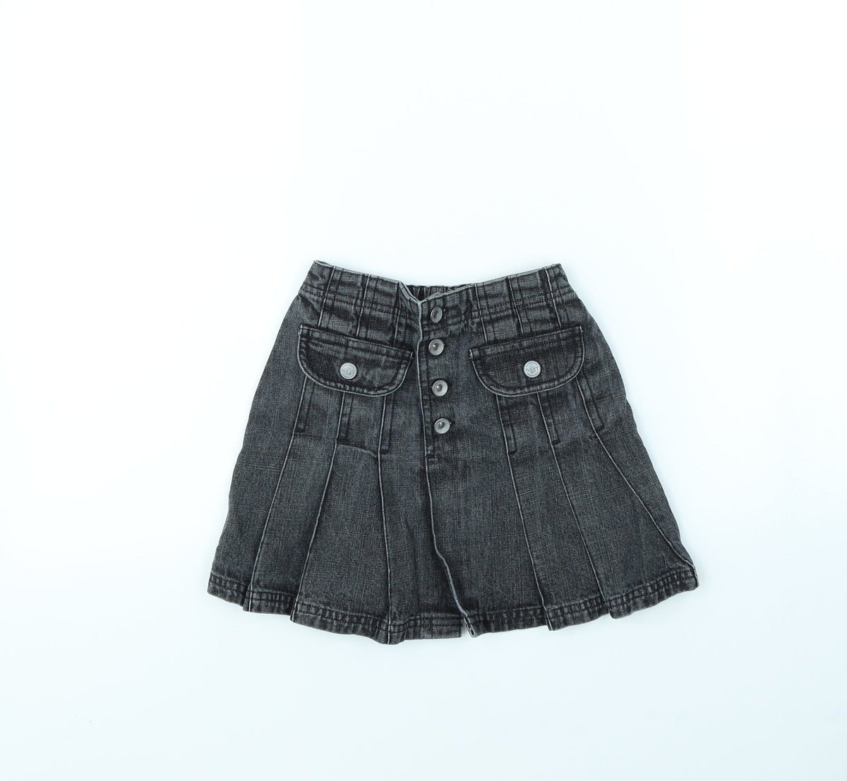 Next Girls Grey   Flare Skirt Size 6 Years