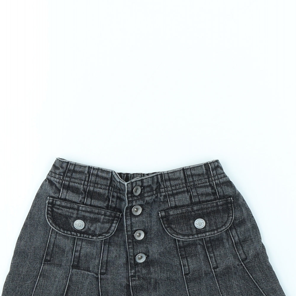 Next Girls Grey   Flare Skirt Size 6 Years
