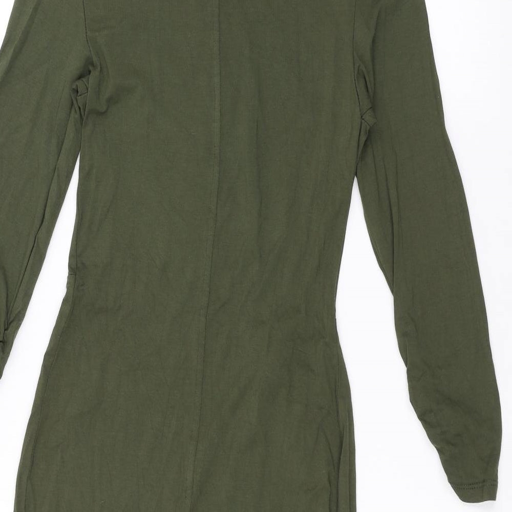 Miss Selfridge Womens Green   Pencil Dress  Size 8