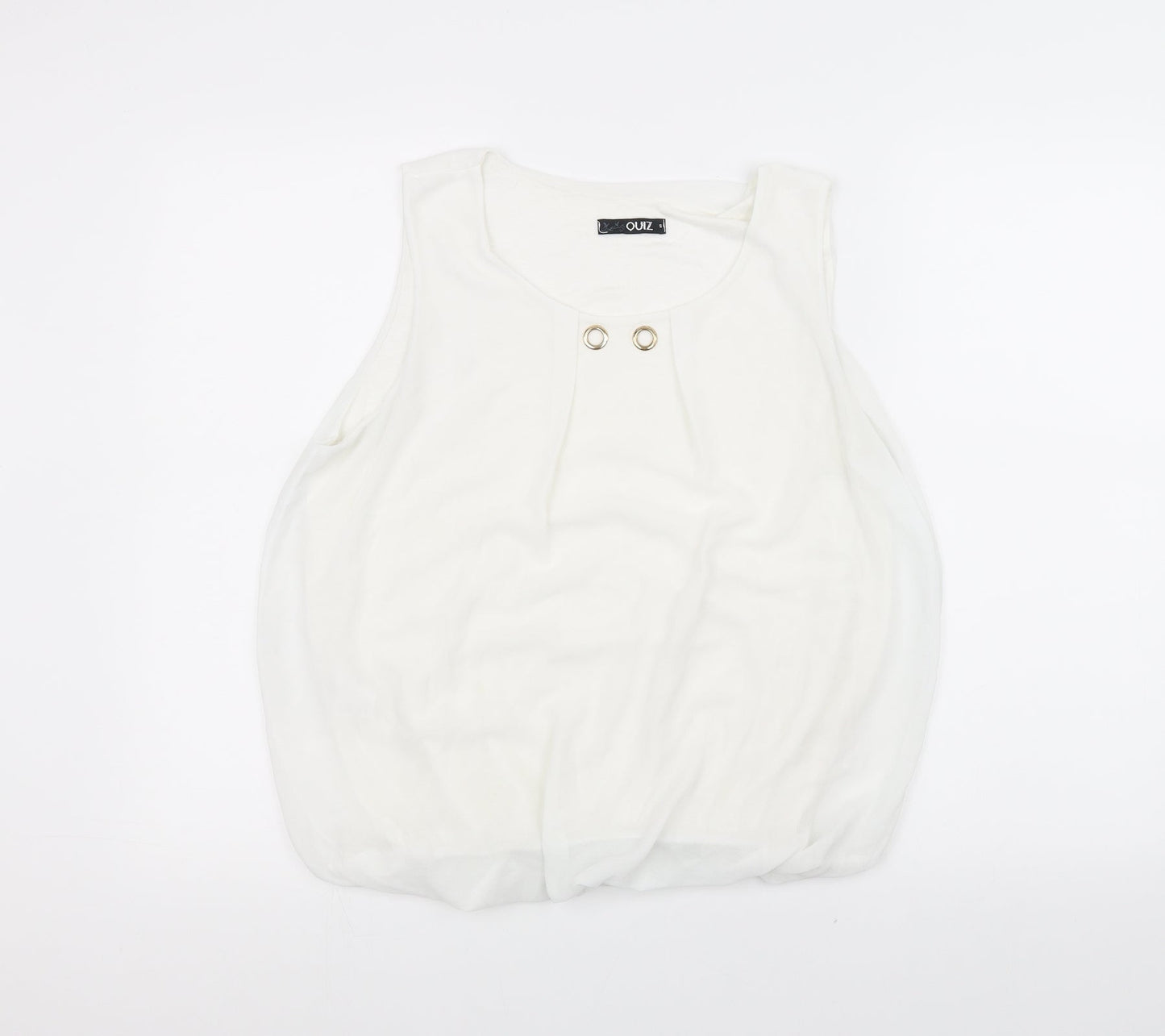 Quiz Womens White   Basic T-Shirt Size S