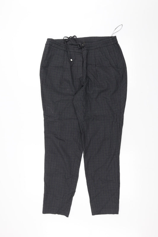 NEXT Womens Black   Trousers  Size 10 L25 in