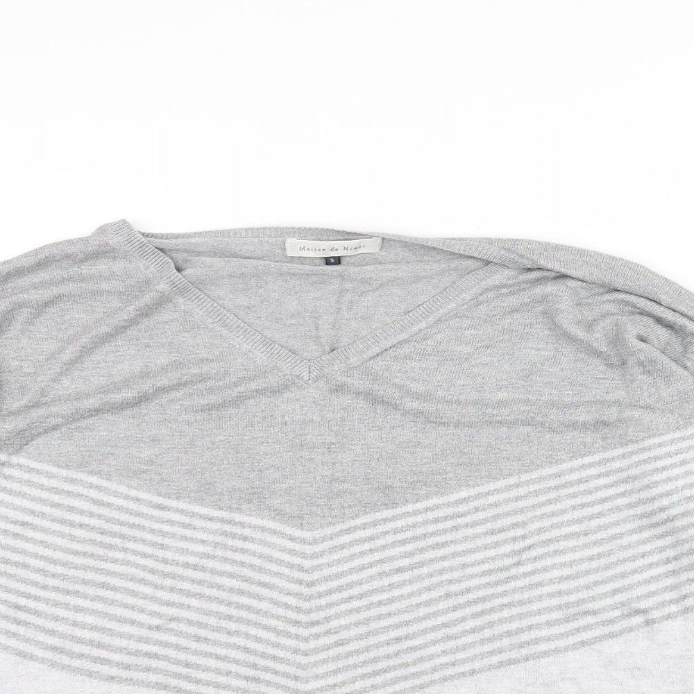 Maison de nimes Womens Grey   Pullover Jumper Size S