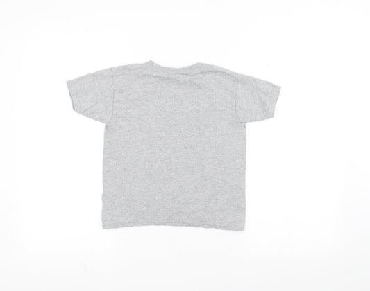 Gilden Boys Grey   Basic T-Shirt Size XS  - super rangers