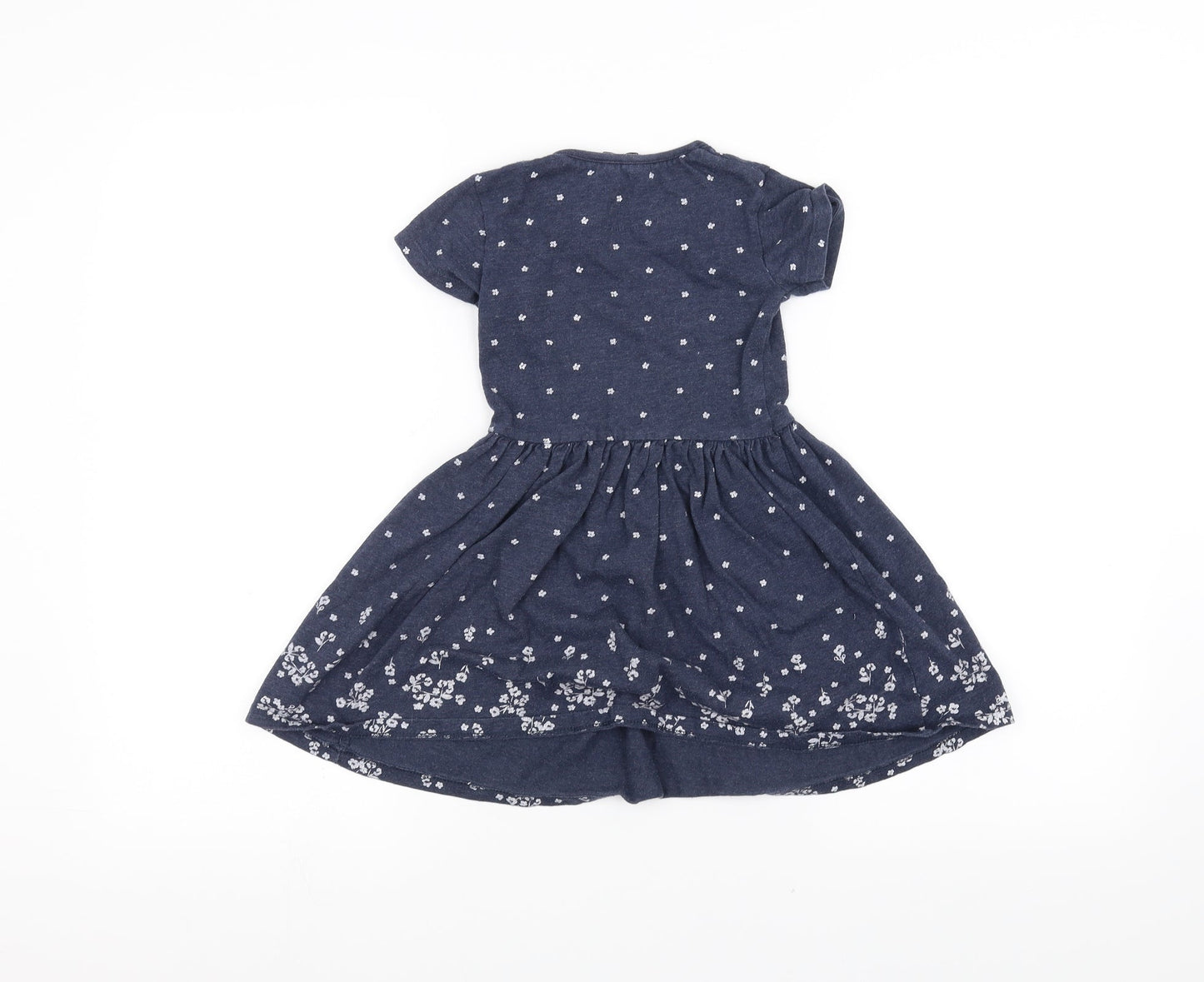 George Girls Blue   Basic T-Shirt Size 4-5 Years