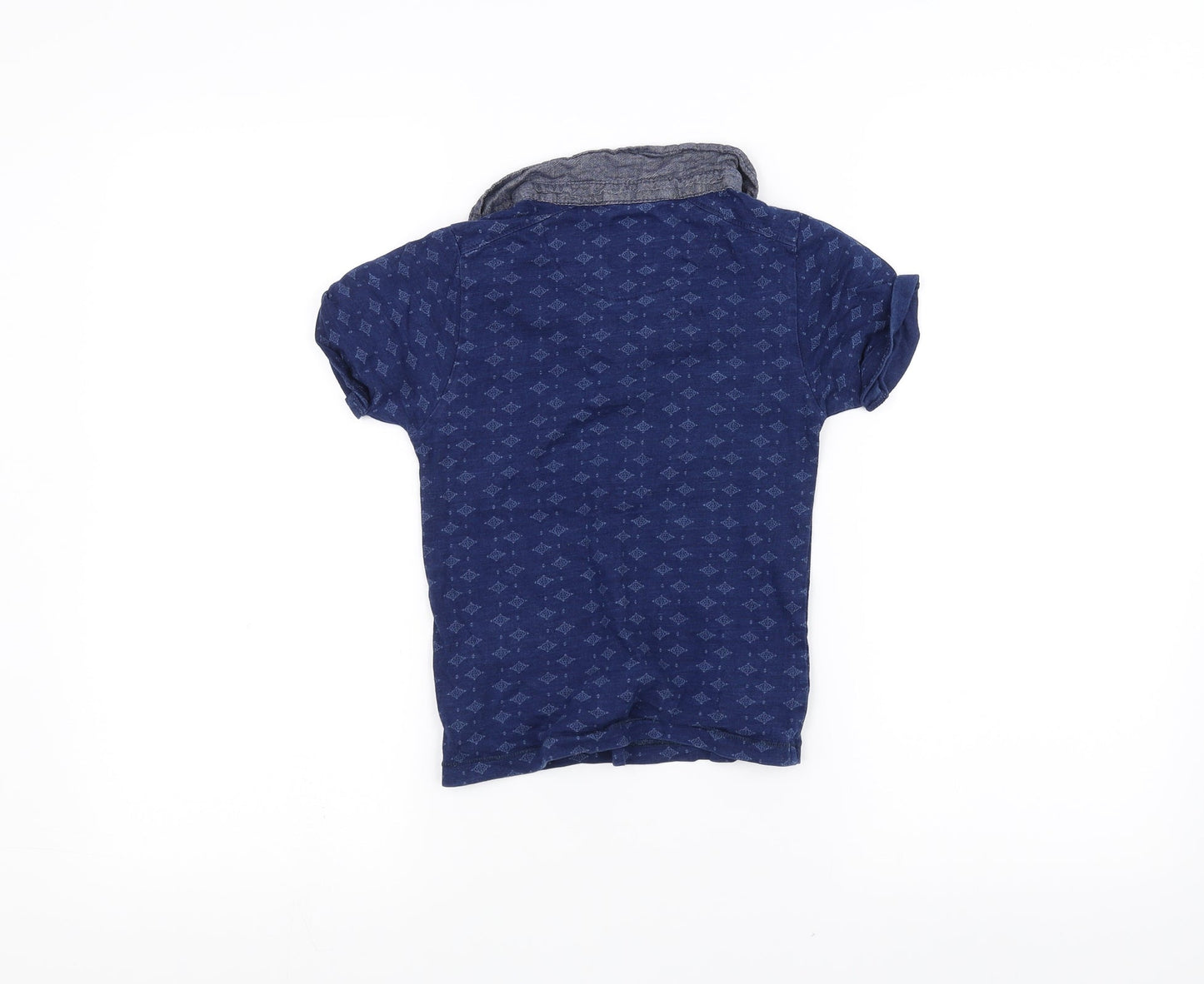 Rebel Boys Blue   Basic Polo Size 5-6 Years