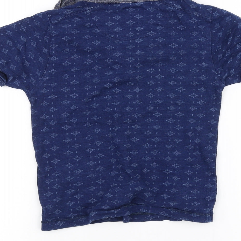 Rebel Boys Blue   Basic Polo Size 5-6 Years