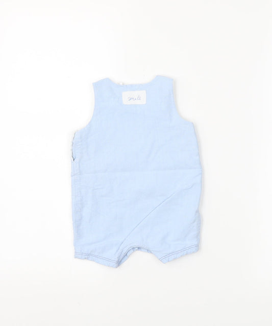 NEXT Boys Blue   Dungaree One-Piece Size 0-3 Months